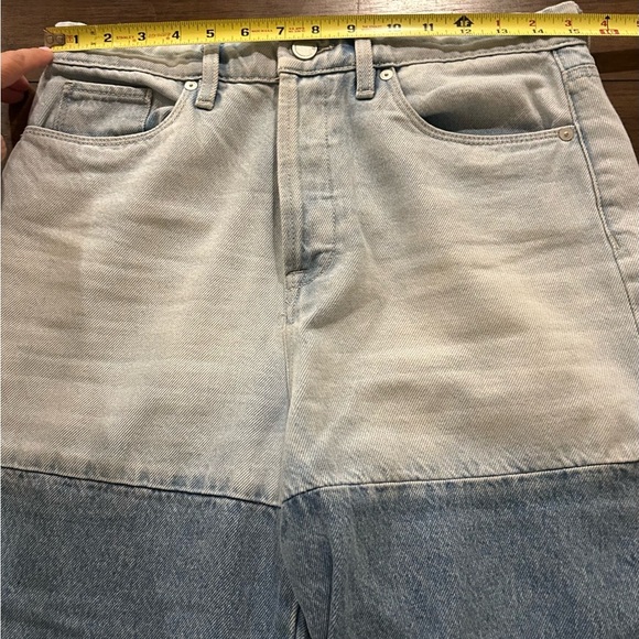 Blank NYC Women’s Baxter Color-Block Straight Leg Jeans Size 28 Style 70RK3038 - Picture 7 of 10